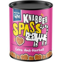 Produktbild von NutriQM Knabberspaß Anti-Haarball Leckerli Geflügel 5x50g