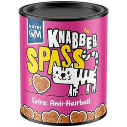 NutriQM Knabberspaß Anti Hairball Katzensnack Geflügel 5 x 50g – Bild 1 von 5