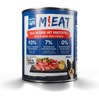 Produktbild von NutriQM M!EAT Hund Nassfutter Rind Adult Getreidefrei mit hohem Fleischanteil