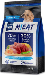 Produktbild von NutriQM M!eat Junior Trockenfutter für Hunde getreidefrei und ohne Zucker 5 x 1,4kg - 5 x 1,4 kg
