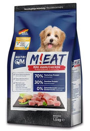 NutriQM M!EAT Mini Trockenfutter für Hunde Adult Huhn Getreidefrei 1,5 kg – Bild 1 von 11