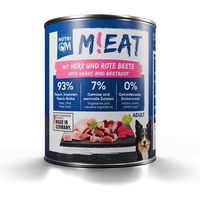 Produktbild von NutriQM M!EAT Nassfutter für Hunde Adult Huhn mit Herz und Rote Beete getreidefrei und ohne Zucker