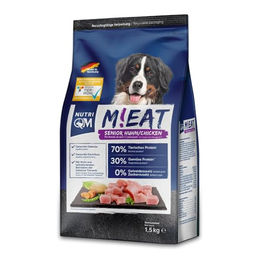 NutriQM M!EAT Senior Hundefutter Trocken Huhn Getreidefrei 1,5kg – Bild 1 von 11