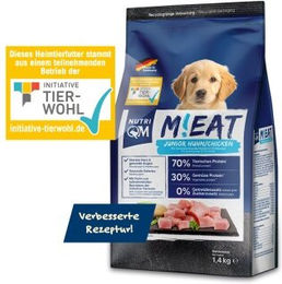 NutriQM M!EAT Welpen Trockenfutter Huhn und Fisch Getreidefrei 7 kg (5x1,4 kg) – Bild 1 von 8