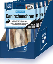 Produktbild von NutriQM Naturkauartikel Kaninchenohren Sensitive 4 x 40g - 5 x 40 g