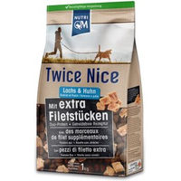 Produktbild von NutriQM Twice Nice Adult Hundefutter Lachs und Huhn getreidefrei 4 kg - 4 kg