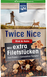 NutriQM Twice Nice Adult Hundefutter Rind und Huhn getreidefrei 12 kg - 12 kg – Bild 1 von 9