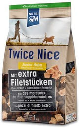 NutriQM Twice Nice Junior Hundefutter Huhn Getreidefrei mit Filetstücken 4 kg - 4 kg – Bild 1 von 7