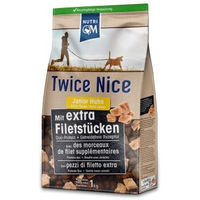 Produktbild von NutriQM Twice Nice Junior Hundefutter Huhn Getreidefrei mit Filetstücken 4 kg - 4 kg