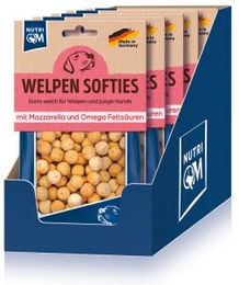 NutriQM Welpen Softies Belohnungssnack Käse 5x150g – Bild 1 von 3