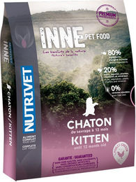 Nutrivet Inne Cat Kitten Huhn Getreidefreie Kroketten für sterilisiertes Kitten 6kg - 6 kg – Bild 1 von 9