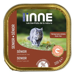 Produktbild von Nutrivet Inne Chat Senior Katzenpastete Lachs getreidefrei 100g - 100 g