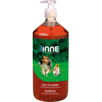 Produktbild von Nutrivet Inne Lachsöl Ergänzungsfuttermittel für Hunde und Katzen mit Omega 3 und 6 1 L - 1 l