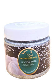 Produktbild von Nüx Deluxe Glitzi Lack Hoof & Hair Hufglitzer Silber 150ml