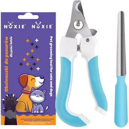 NUXIE Krallenschneider Set für Hunde und Katzen aus Edelstahl mit Krallenschere und Nagelfeile – Bild 1 von 4