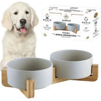 Produktbild von NUXIE PREMIUM Keramik Napf-Set 2-in-1 Futterstation für erwachsene Tiere