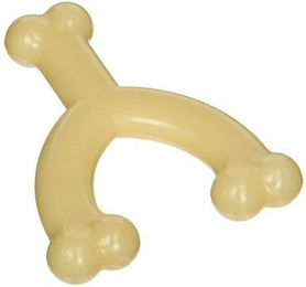 Nylabone Dura Chew Kauknochen Wishbone für Hunde mit Huhn Geschmack Größe M aus Nylon - 1 Stk. – Bild 1 von 13