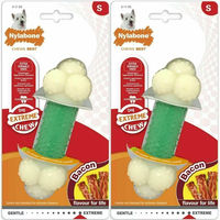 Produktbild von Nylabone Extreme Chew Double Action Kauspielzeug für Hunde Bacon Minze Größe M - 1 Stk.