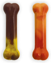 Produktbild von Nylabone Extreme Chew Kauspielzeug für Hunde Adult 2er-Set Cheeseburger und Apple Flavor Größe S
