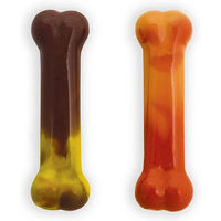 Produktbild von Nylabone Extreme Chew Kauspielzeug für Hunde Adult 2er-Set Cheeseburger und Apple Flavor Größe S