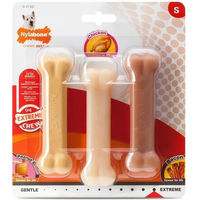 Produktbild von Nylabone Extreme Chew Kauspielzeug für Hunde Adult 3er-Set Peanut Butter und Original S