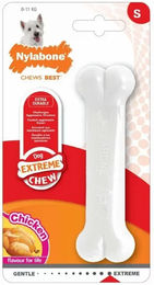 Nylabone Extreme Chew Kauspielzeug für Hunde mit Huhngeschmack Größe S zur Zahnpflege – Bild 1 von 3