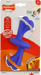 Nylabone Giant Rolley Kauspielzeug Bacon Blau Größe L für große Hunde – Bild 1 von 2