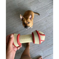 Produktbild von Nylabone Kauknochen aus Nylon mit Rindgeschmack für große Hunde Größe L - 1 Stk.