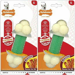 Nylabone Kauspielzeug für erwachsene Hunde Double Action Chew XL aus Nylon – Bild 1 von 4