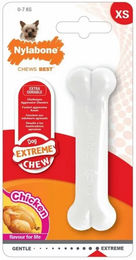 Nylabone Kauspielzeug für erwachsene Hunde Huhn XS Weiß - 1 Stk. – Bild 1 von 2