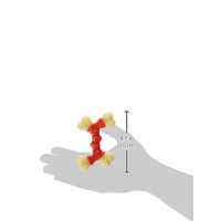 Produktbild von Nylabone Kauspielzeug Kauknochen aus Nylon für erwachsene Hunde XS Mini Weiß Rot