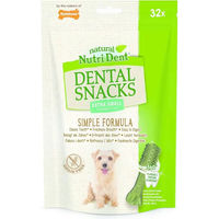 Produktbild von Nylabone Nutri Dent Mini Zahnpflege-Snack für Hunde mit Huhn getreidefrei 32er Pack