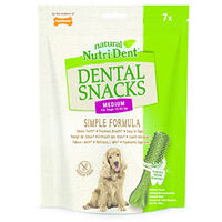 Produktbild von Nylabone Nutri Dent Zahnpflege-Snacks für Hunde ohne Farb- und Aromastoffe sowie Konservierungsstoffe 190g