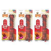 Produktbild von Nylabone Power Chew Kauspielzeug für große Hunde mit Rindegeschmack 3er Pack - 1 Stk.