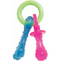 Produktbild von Nylabone Puppy Teething Pacifier Kauspielzeug für Welpen mit Bacon-Geschmack XS - 1 Stk.