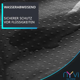 NYVI NYVIPets Hundebett rund Grau Ø 60 cm aus Plüsch für kleine Hunde und Katzen mit rutschfester und wasserabweisender Unterseite – Bild 1 von 2