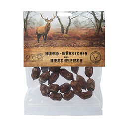 O'Canis Belohnungssnack Hunde-Würstchen aus 100% Hirschfleisch getreidefrei 100g - 5 x 100 g – Bild 1 von 2