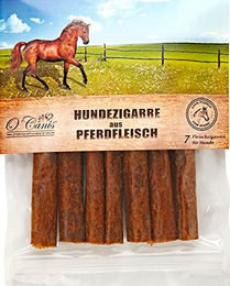 O'Canis Kausnack Hunde-Zigarre aus Pferdefleisch getreidefrei und monoproteinisch 7 Stück - 7 x 180 g – Bild 1 von 2