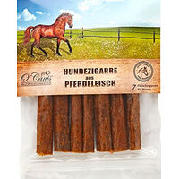 Produktbild von O'Canis Kausnack Hunde-Zigarre aus Pferdefleisch getreidefrei und monoproteinisch 7 Stück - 7 x 180 g