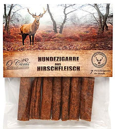 O'Canis Naturkauartikel Hundezigarre aus Hirschfleisch getreidefrei und monoprotein - 7 x 14 cm – Bild 1 von 3