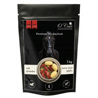 Produktbild von O'Canis Nero Soft Trockenfutter für Hunde mit 100% Pferdefleisch und Kartoffeln Mono 3kg