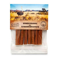 Produktbild von O'Canis Premium Strauß-Zigarre Naturkaukartikel für Hunde Monoprotein Sensitive 7er Pack 14cm 0.18 kg - 180 g