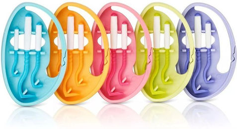 O'Tom Tick Twister Clipbox mit 3 Zeckenhaken in Orange – Bild 1 von 2