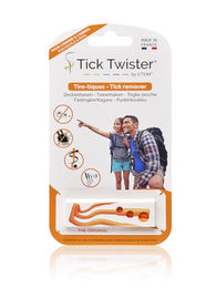O'Tom Tick Twister Zeckenhaken Set für Hunde, Katzen und Menschen in Orange mit 3 Stück für alle Zeckengrößen – Bild 1 von 1