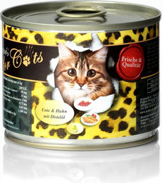 Produktbild von O'CANIS for Cats-Ente &amp; Huhn mit Distelöl 200 g