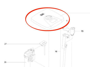 Produktbild von OASE BG Deckel FiltoMatic CWS 3000/6000