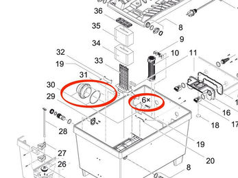 Produktbild von Oase Ersatzteil BG Anschluss Set DN 110