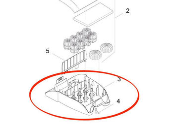 Produktbild von Oase Ersatzteil Filterunterteil für Pumpe/UVC