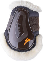 Produktbild von Öffene Hinterbeinschutz mit Klettverschluss für Pferde eQuick Vibe Fluffy