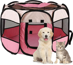 Produktbild von OKWISH Tierhaus Faltbarer Hunde Katzenkäfig Outdoor